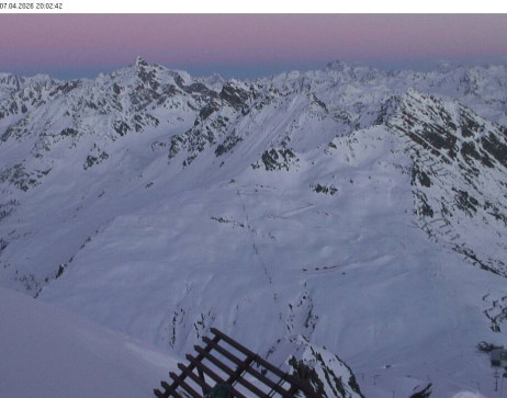 Silvretta Montafon: Blick auf Fredakopf