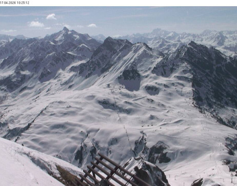 Silvretta Montafon: Blick auf Fredakopf