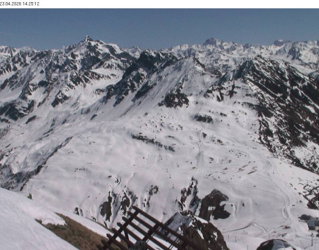 Silvretta Montafon: Blick auf Fredakopf