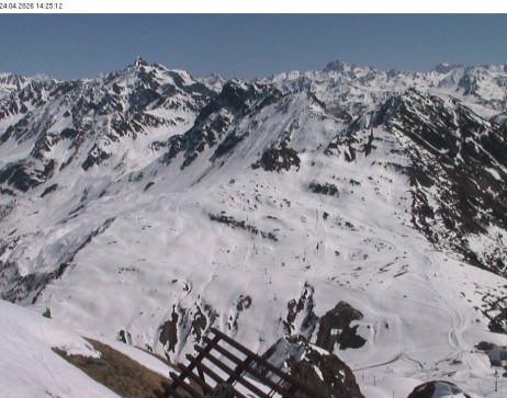 Silvretta Montafon: Blick auf Fredakopf