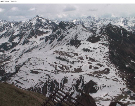 Silvretta Montafon: Blick auf Fredakopf