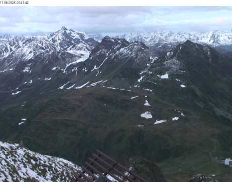 Silvretta Montafon: Blick auf Fredakopf