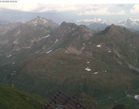 Silvretta Montafon: Blick auf Fredakopf