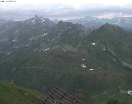 Silvretta Montafon: Blick auf Fredakopf
