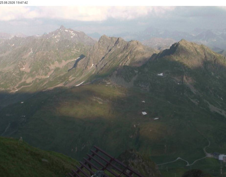 Silvretta Montafon: Blick auf Fredakopf