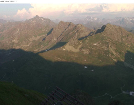 Silvretta Montafon: Blick auf Fredakopf