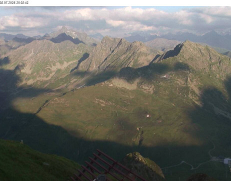 Silvretta Montafon: Blick auf Fredakopf