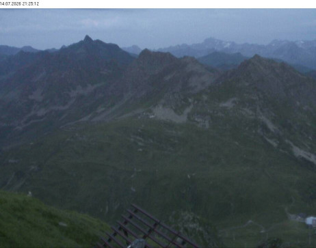 Silvretta Montafon: Blick auf Fredakopf