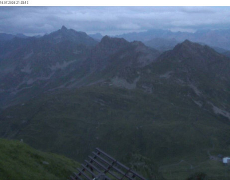 Silvretta Montafon: Blick auf Fredakopf