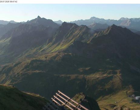 Silvretta Montafon: Blick auf Fredakopf