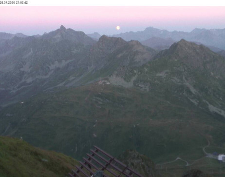 Silvretta Montafon: Blick auf Fredakopf