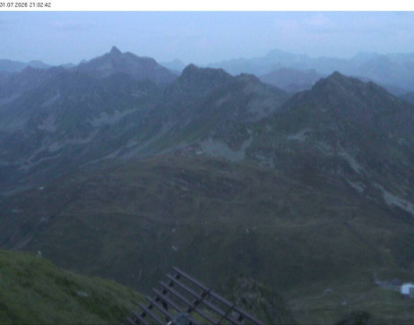 Silvretta Montafon: Blick auf Fredakopf