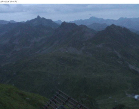 Silvretta Montafon: Blick auf Fredakopf