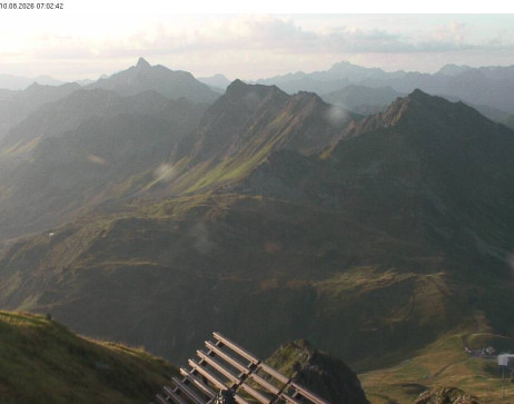 Silvretta Montafon: Blick auf Fredakopf