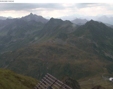 Silvretta Montafon: Blick auf Fredakopf