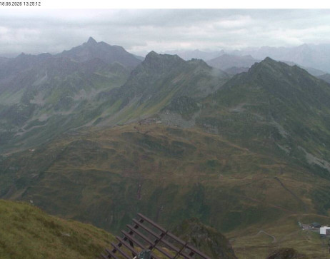Silvretta Montafon: Blick auf Fredakopf