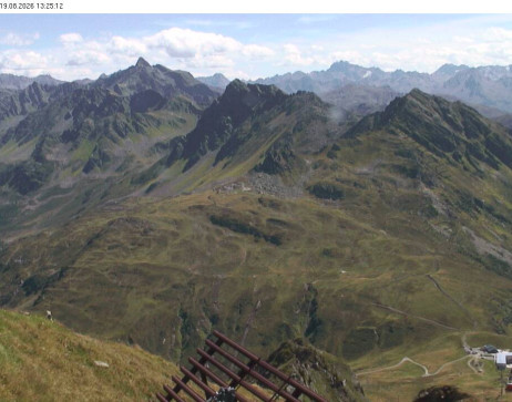 Silvretta Montafon: Blick auf Fredakopf