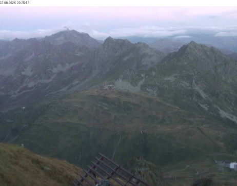 Silvretta Montafon: Blick auf Fredakopf