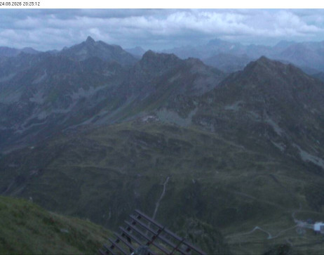 Silvretta Montafon: Blick auf Fredakopf