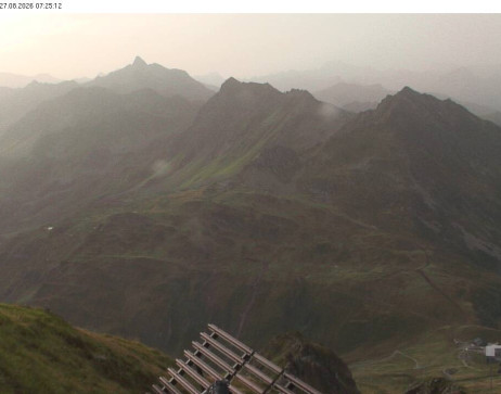 Silvretta Montafon: Blick auf Fredakopf