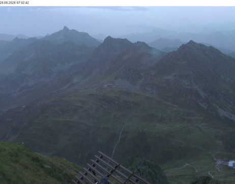 Silvretta Montafon: Blick auf Fredakopf
