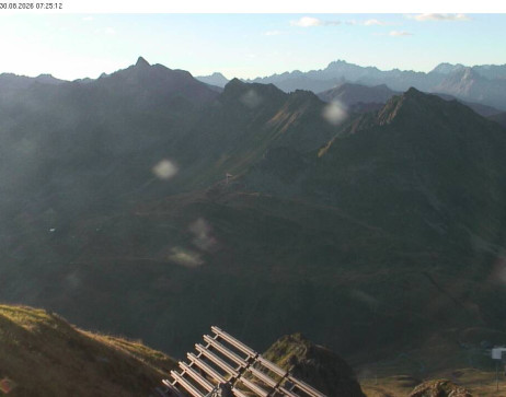 Silvretta Montafon: Blick auf Fredakopf