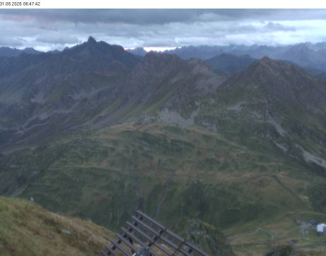 Silvretta Montafon: Blick auf Fredakopf