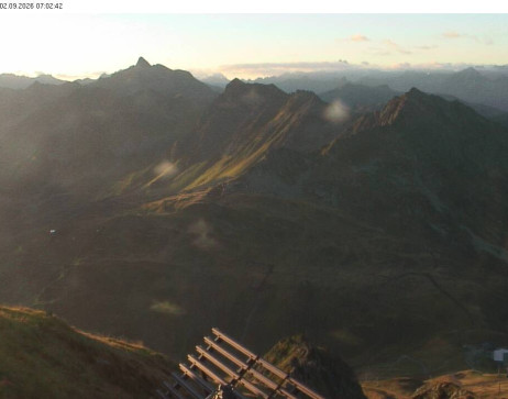 Silvretta Montafon: Blick auf Fredakopf