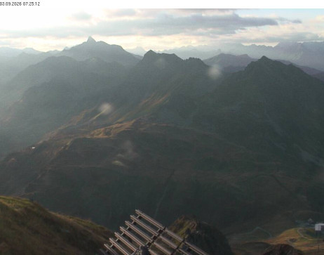 Silvretta Montafon: Blick auf Fredakopf