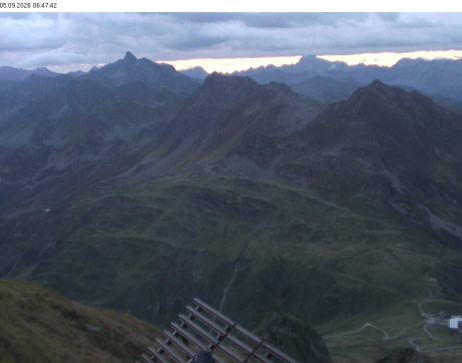 Silvretta Montafon: Blick auf Fredakopf