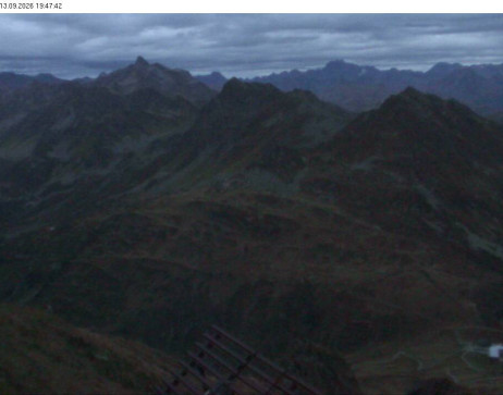 Silvretta Montafon: Blick auf Fredakopf