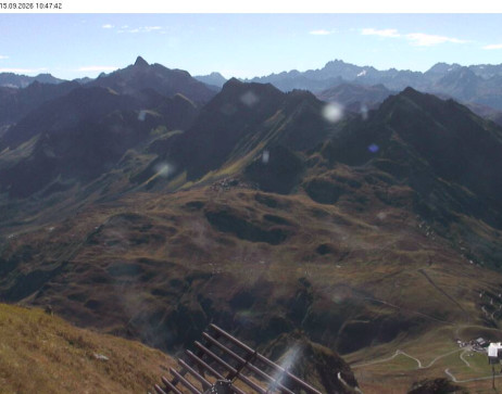 Silvretta Montafon: Blick auf Fredakopf