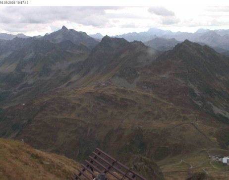 Silvretta Montafon: Blick auf Fredakopf