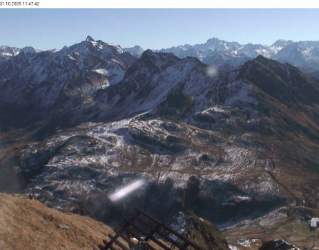 Silvretta Montafon: Blick auf Fredakopf